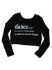 Dance Defined Youth Long Sleeve Crop