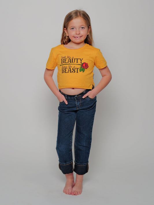 Dance Like a Beast Itty Bitty Crop Tee