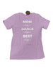 Mom Life Boyfriend Tee, Gray