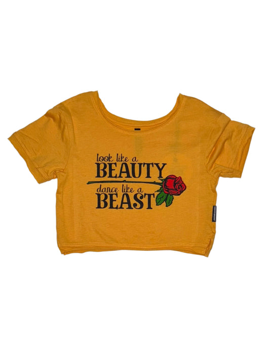 Dance Like a Beast Youth Crop Tee