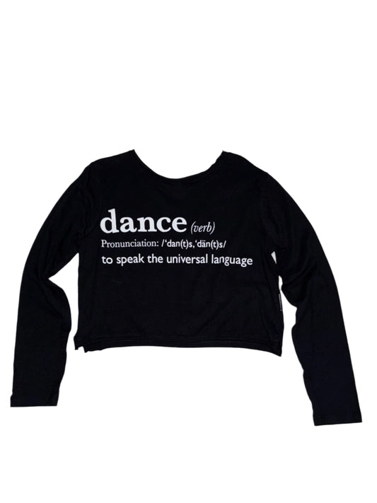 Dance Defined Youth Long Sleeve Crop