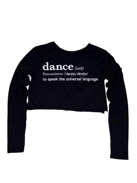 Dance Defined Long Sleeve Crop