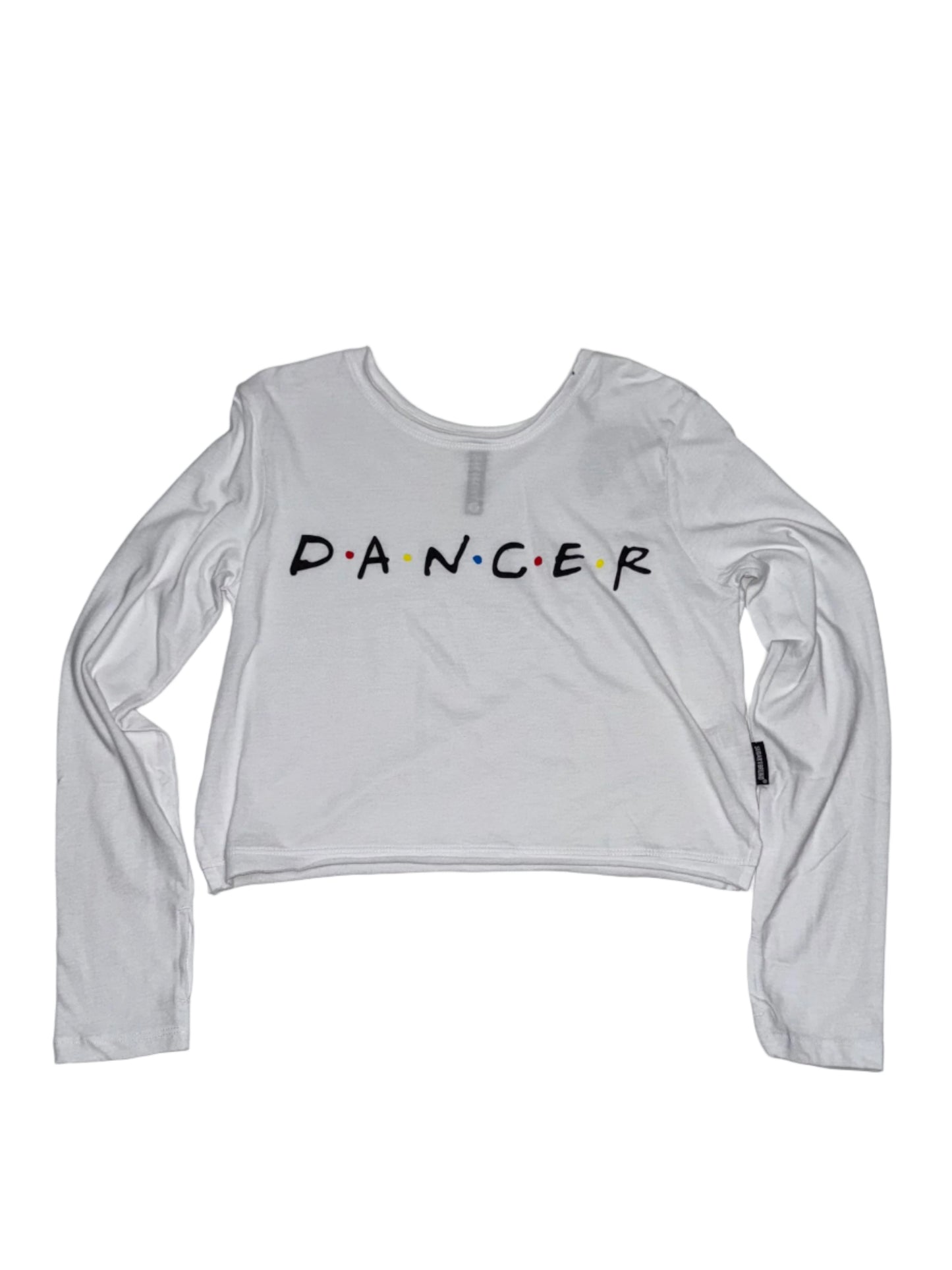 Friends Dancer Youth Long Sleeve Crop Tee