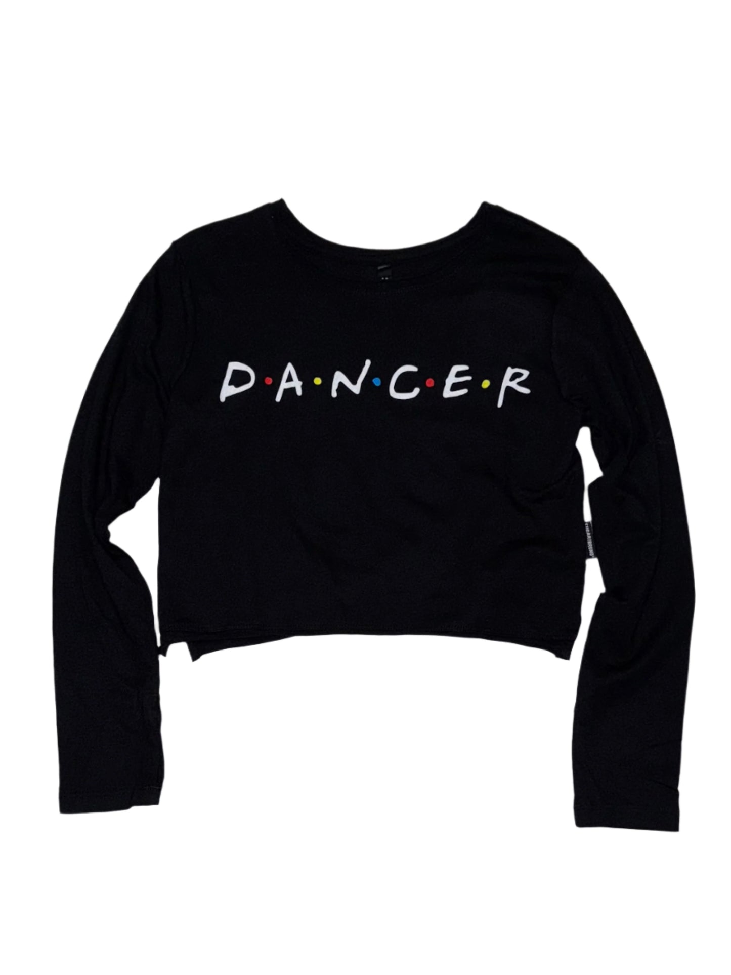 Friends Dancer Youth Long Sleeve Crop Tee