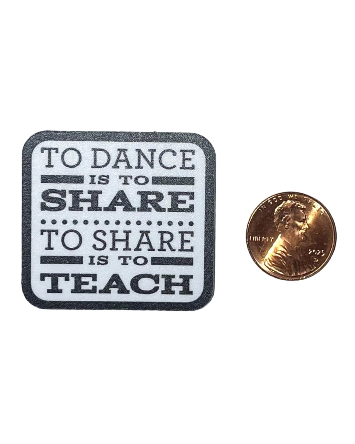 To Share To Teach water bottle sticker