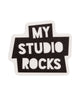 My Studio Rocks water bottle sticker