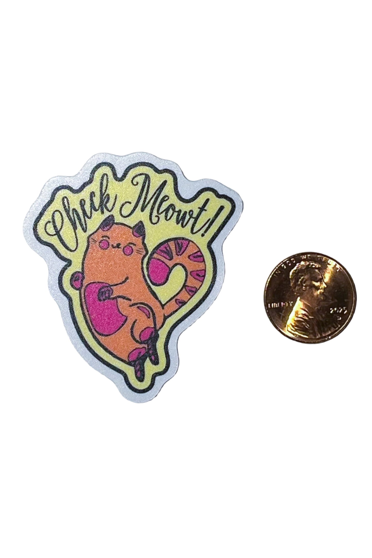 Check Meowt water bottle sticker