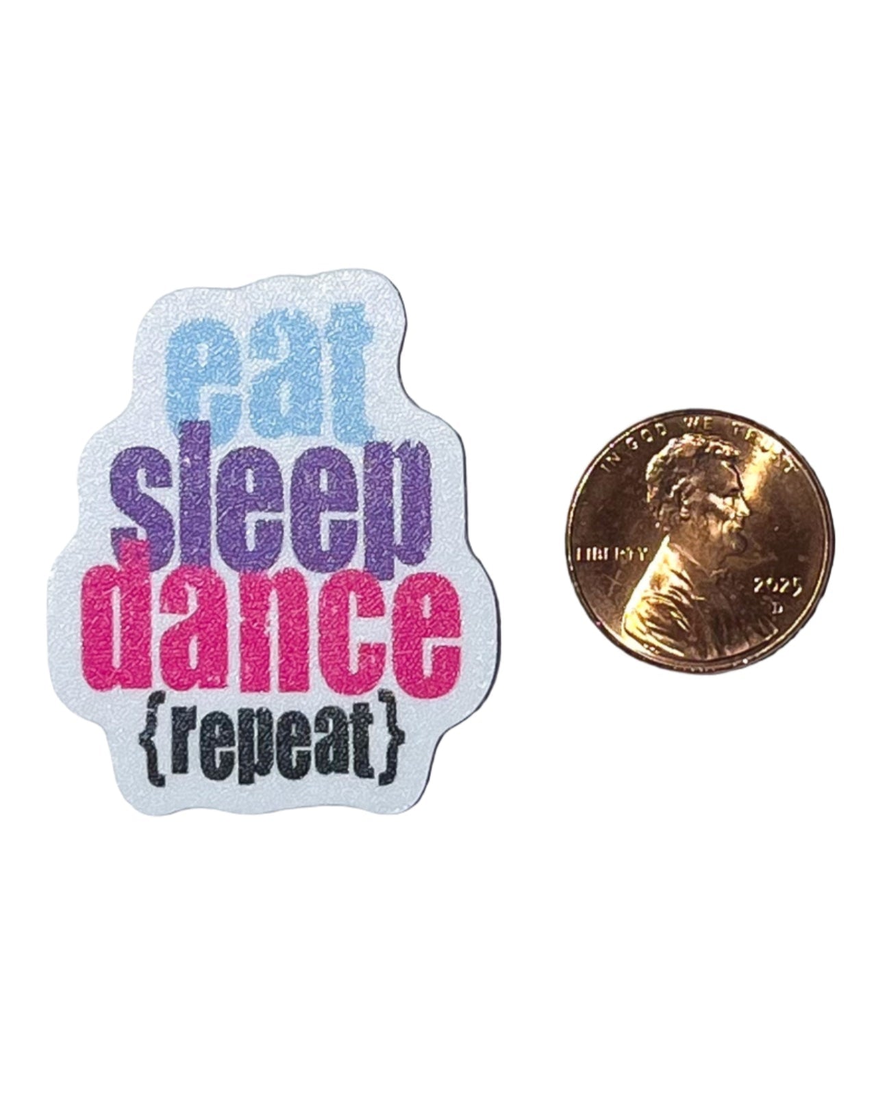 Eat Sleep Dance Repeat water bottle sticker