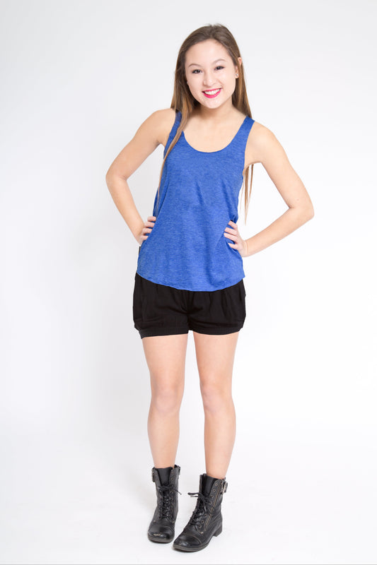 Racerback Tank, Heather Royal