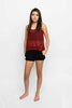 Tiny Pocket Tank, Burgundy