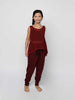 Youth Tiny Pocket Tank, Burgundy