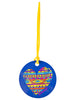 Aztec Heart Luggage Tag