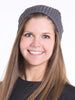 Slouchy Knit Beanie, Gray