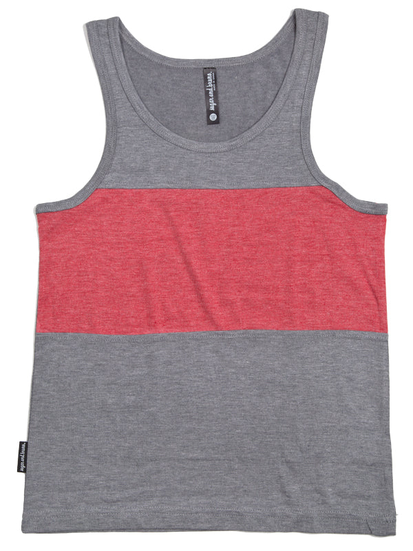 Summer Tank Youth, Gray/Red
