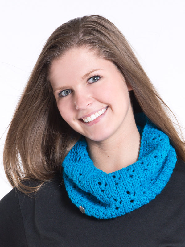 Chalet Mini Neck Wrap, Blue