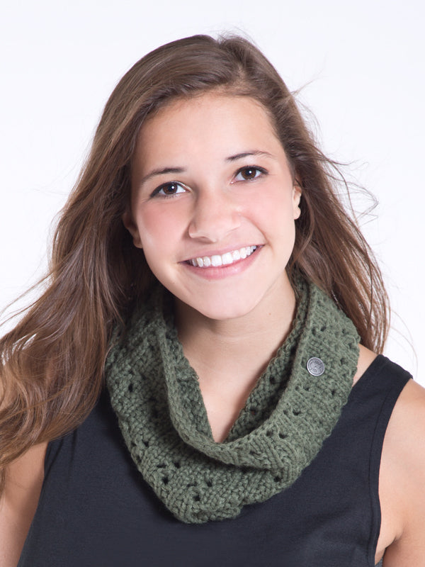 Chalet Mini Neck Wrap, Moss