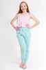 Adjustable Chiffon Ruffle Top, Light Pink