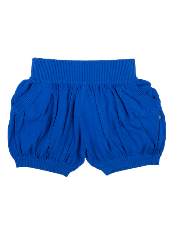 Blue Sweater Shorts: Bubbles in Blueberry by Sugar and Bruno Apparel in Indianapolis, IN