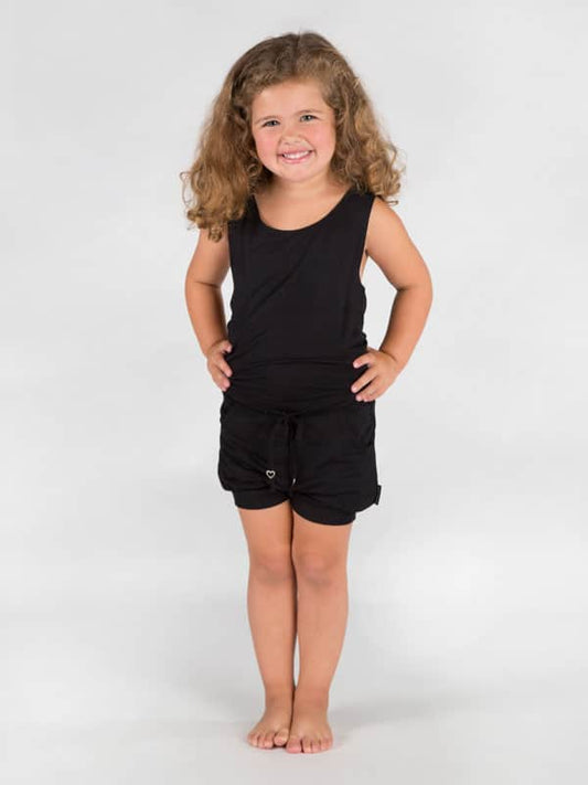 Itty Bitty Romper, Black