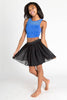 Stretchy Mesh Top, Royal