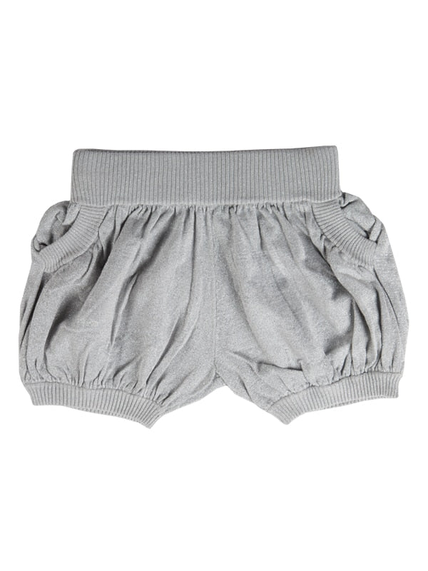 Bubble Youth Shorts, Silver Shimmer
