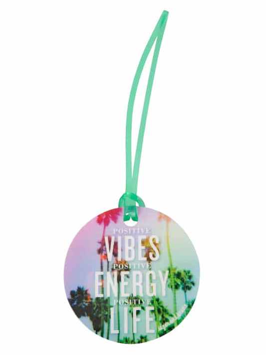 Positive Vibes Luggage Tags