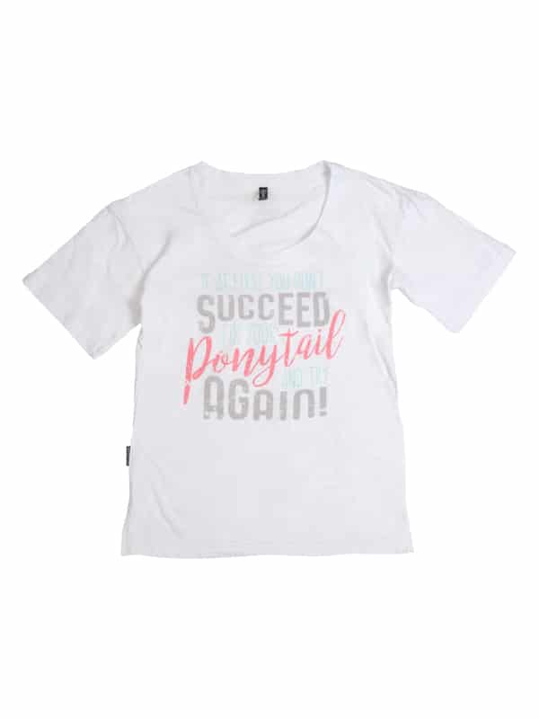 Fix Your Ponytail Oversized Tee