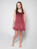 Pink Velvet Dress: Casual Fancy G Dress in Mauve Gina Pero for Sugar and Bruno Apparel in Indianapolis, IN