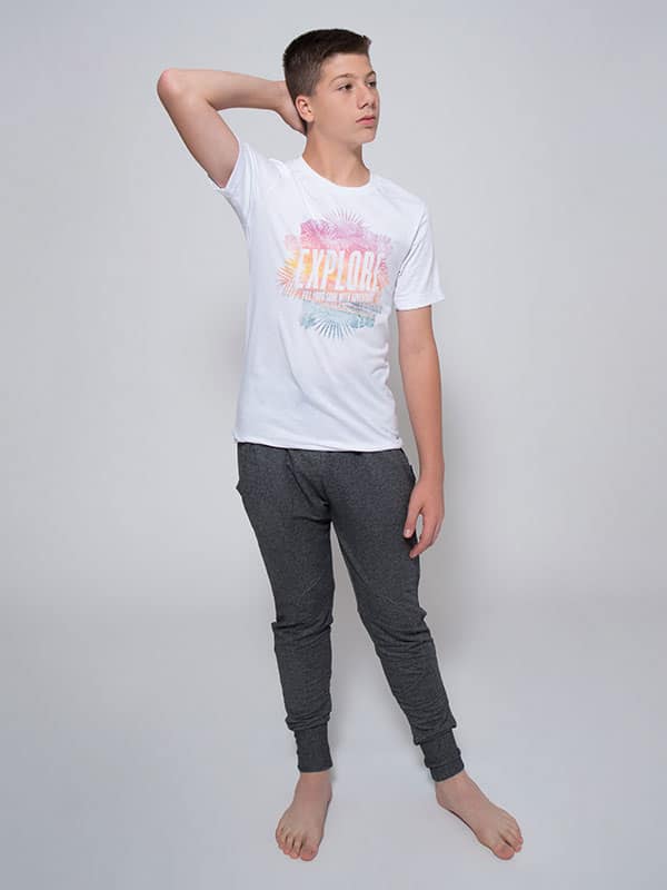Boyfriend Tee “Explore” by Kathryn McCormick for Sugar and Bruno