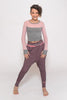 Long Sleeve Stretchy Mesh Youth Top, Ballet Pink