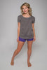 Upscale Tee, Steel Gray