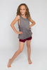 Low Back Tank, Steel Gray