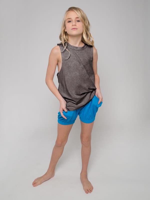 Steel Gray Youth Coolio Tank
