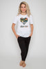 Heart Dancer Floral Boyfriend Tee