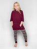 Kathryn Youth Hoodie, Burgundy