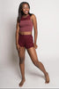Stretchy Mesh Top, Canyon Rose