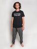 Keltie Unisex Future Is Full Out Black Tee