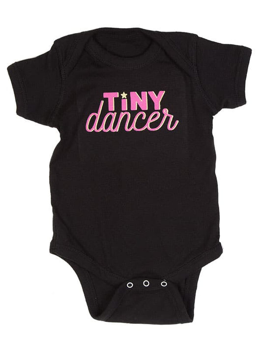Black Pink Onesie: "Tiny Dancer" by Sugar and Bruno Apparel in Indianapolis, IN