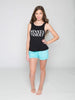 Instafamous Youth Low Back Tank