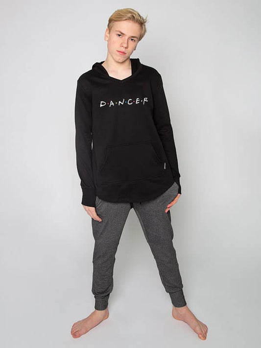 Friends Dancer - 365 French Terry Hoodie, Black