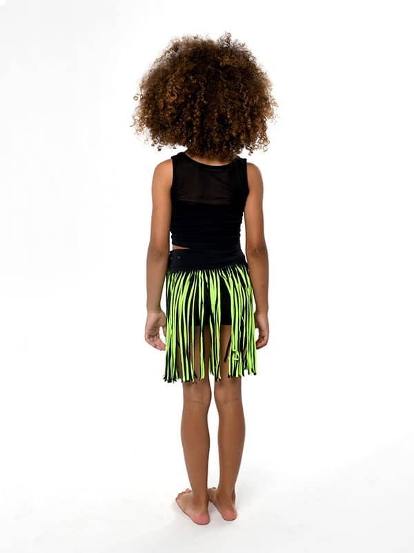 Lacey Youth Shake It Skirt - Neon Green