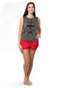 J'aime Coolio Tank, Steel Gray