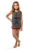 J'aime Youth Coolio Tank, Steel Gray