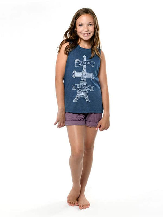 J'aime Youth Coolio Tank, Navy