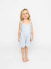 The Itty Bitty Bubbler Romper, Denim Blue