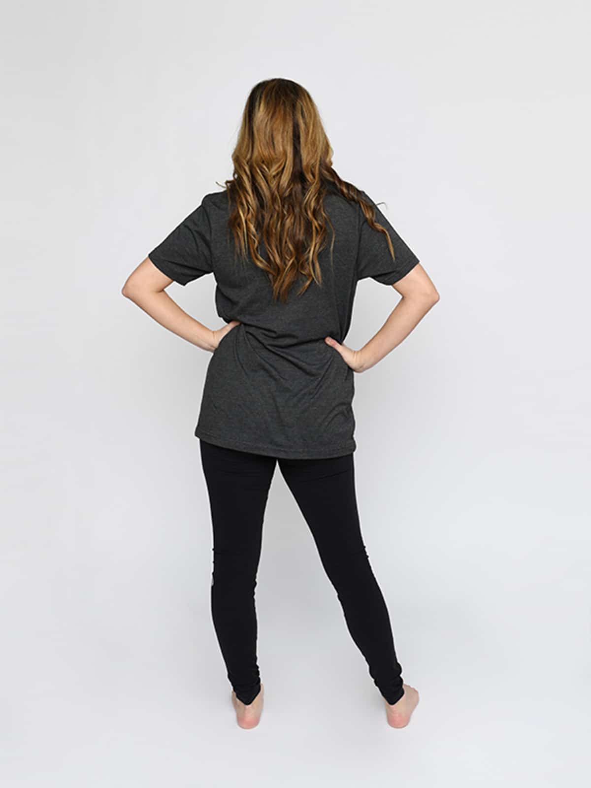Mom Life Boyfriend Tee, Gray