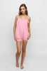 The Bubble Romper, Heathered Pink