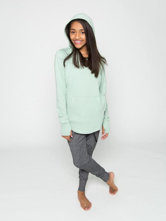 Youth 365 French Terry Hoodie, Sage