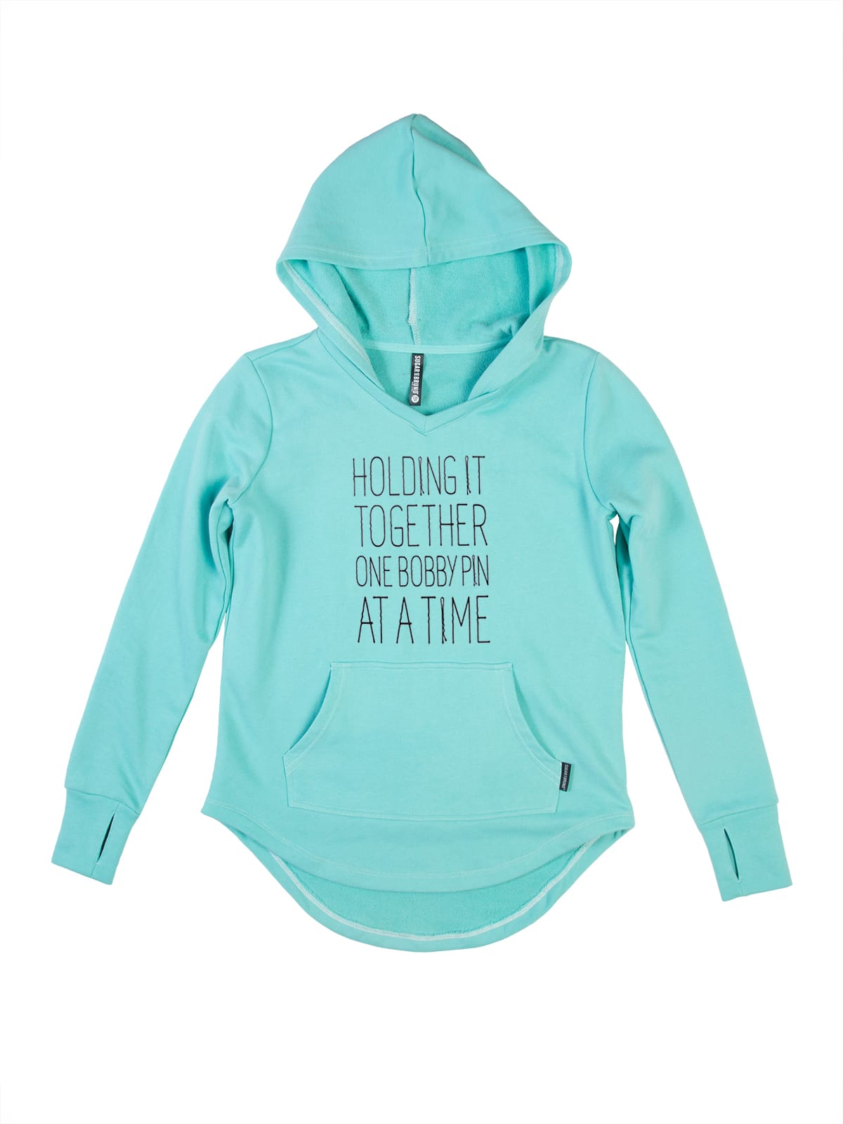 Holding It Youth 365 French Terry Hoodie, Aqua
