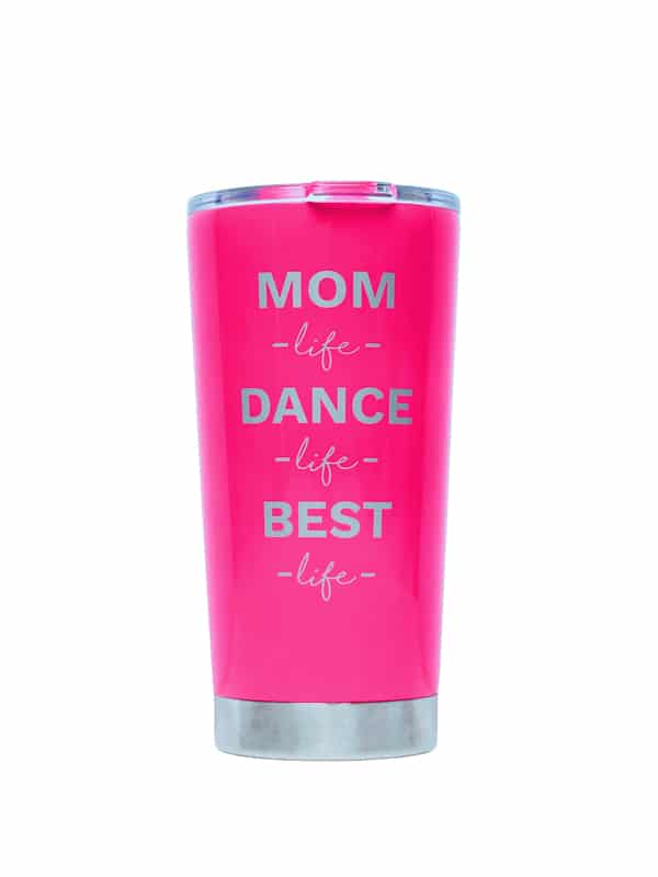 Mom Life Cup, Neon Pink